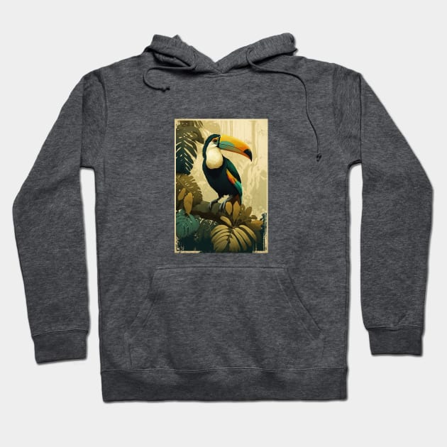 Toucan Travels Hoodie by DavidLoblaw